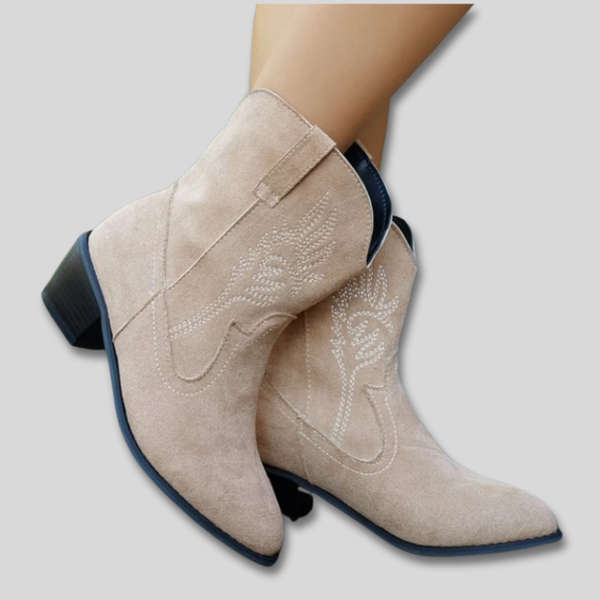 Zephyra | Embroidered Western Cowboy Boots