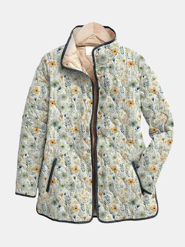 Nola | Cheerful Floral Quilted Jacket