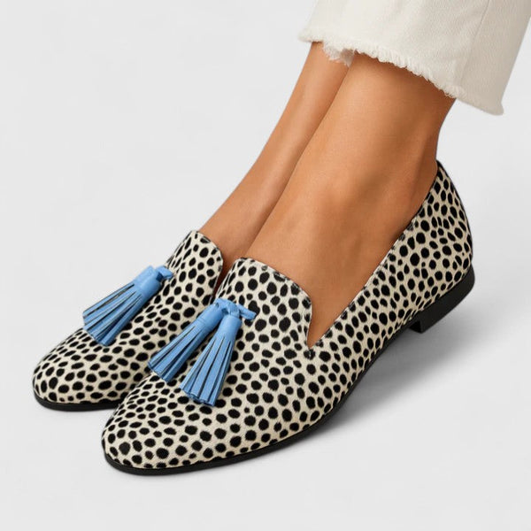Bonnie | Pointed Tassel Loafers