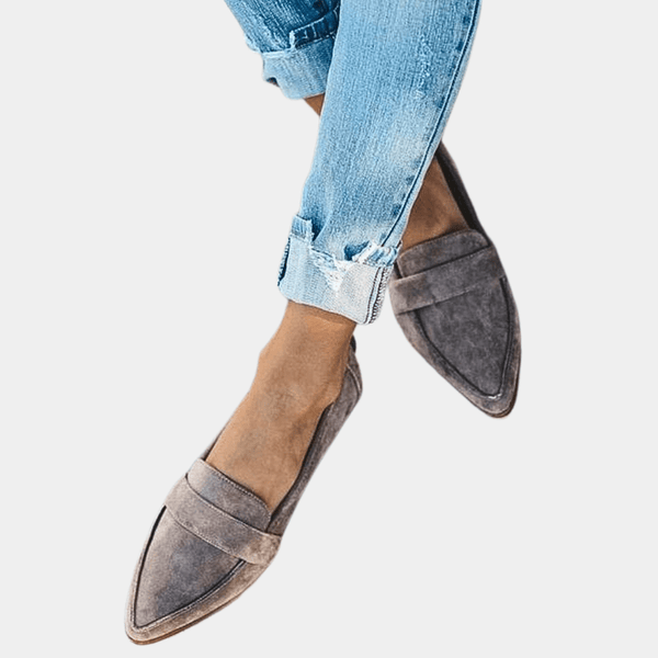 Claudette | Pointed Slip-On Loafers