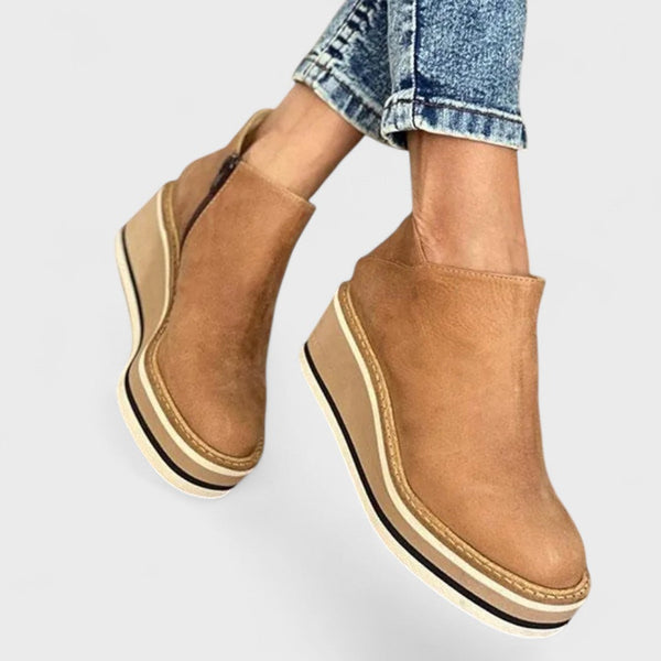 Solvina | Elegant Side-Zip Shoes