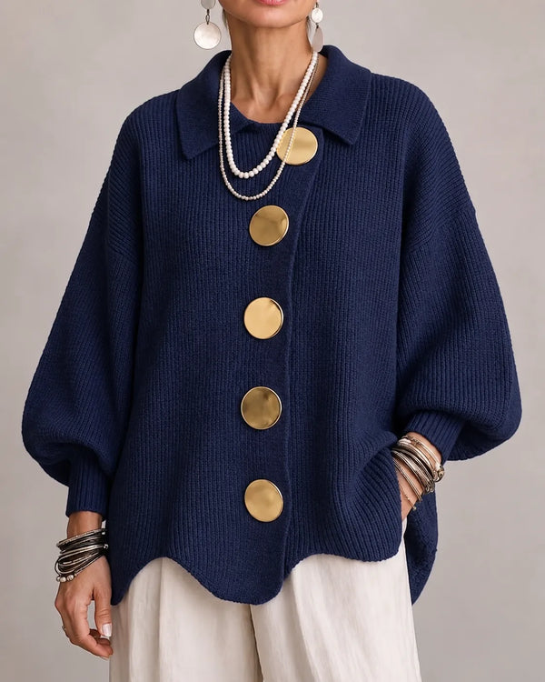 Mae | Oversized Button Knit Cardigan