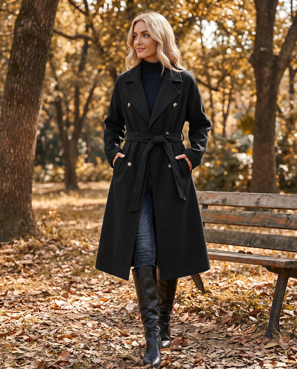 Bea | Belted Longline Trench Coat
