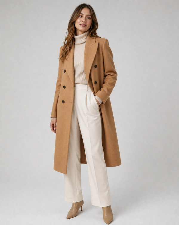 Becky | Double-Breasted Tailored Coat