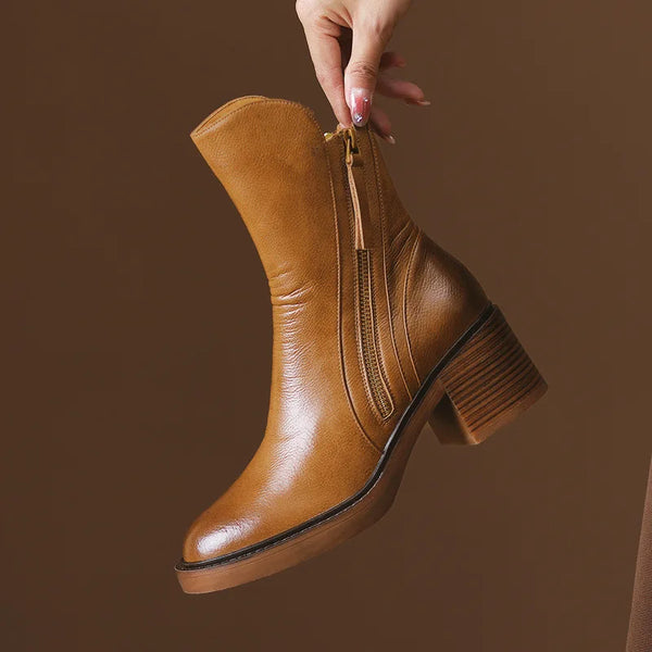 Aria | Chunky Heel Ankle Boots