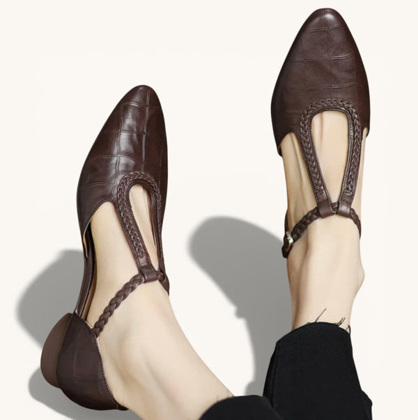 Gladys | Pointed T-Strap Mary Janes