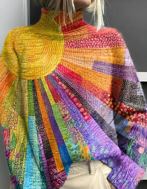 Amara | Vibrant Color Pullover Top