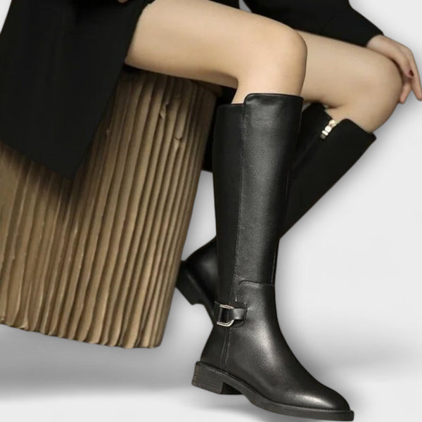 Jolene | Knee High Buckle Boots
