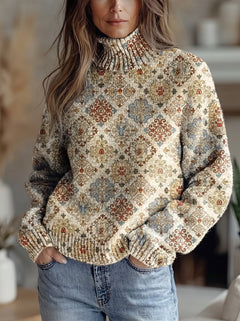 Cream Damask